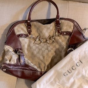 Gucci horse bit dome bag